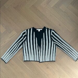 Striped Black and White Jacket